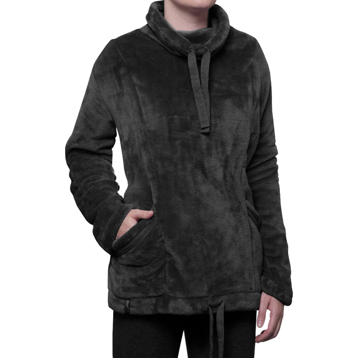 Ladies Thermal Fleece Snugover Jumper with Front Pockets