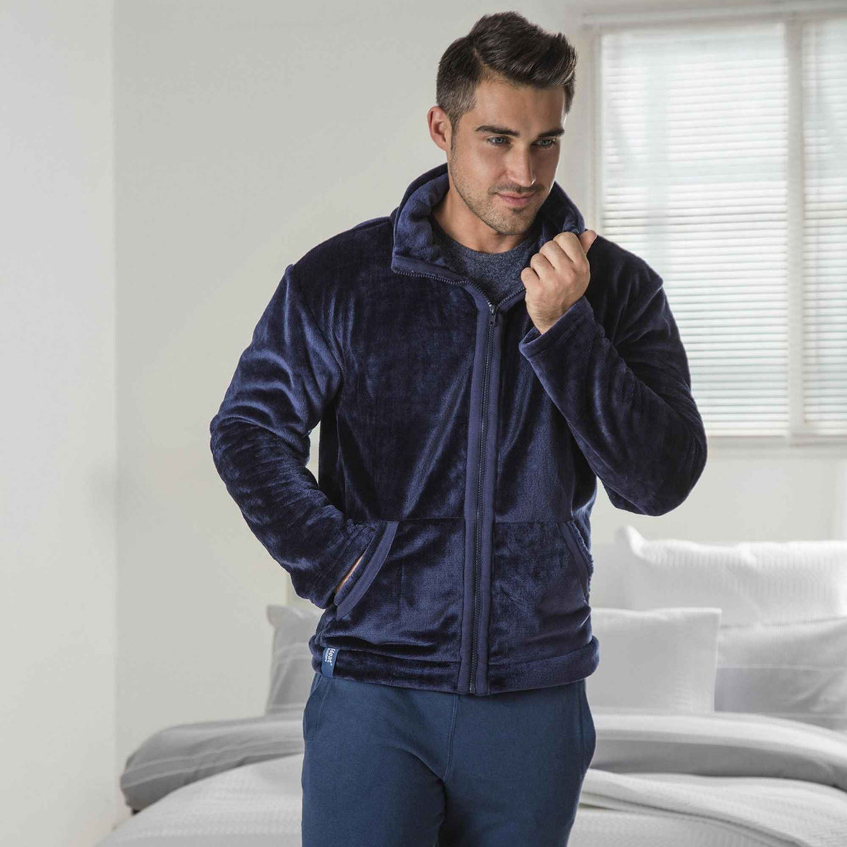 Mens Soul Warming Soft Fleece Snoodie Hoodie for Winter
