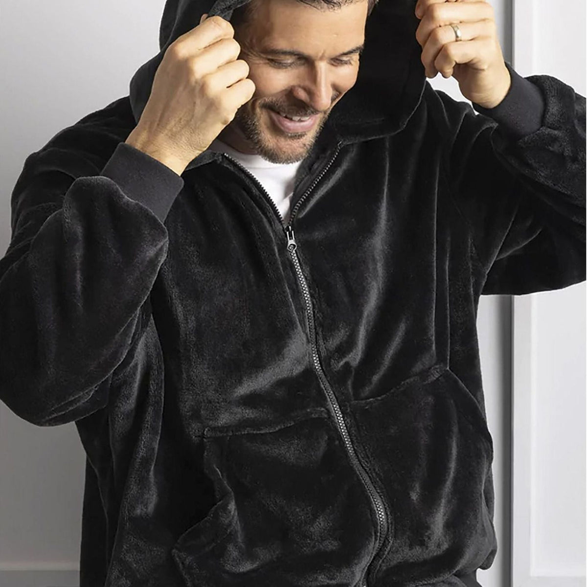 Heat Holders Men’s Zipped Fleece Jumper for Winter