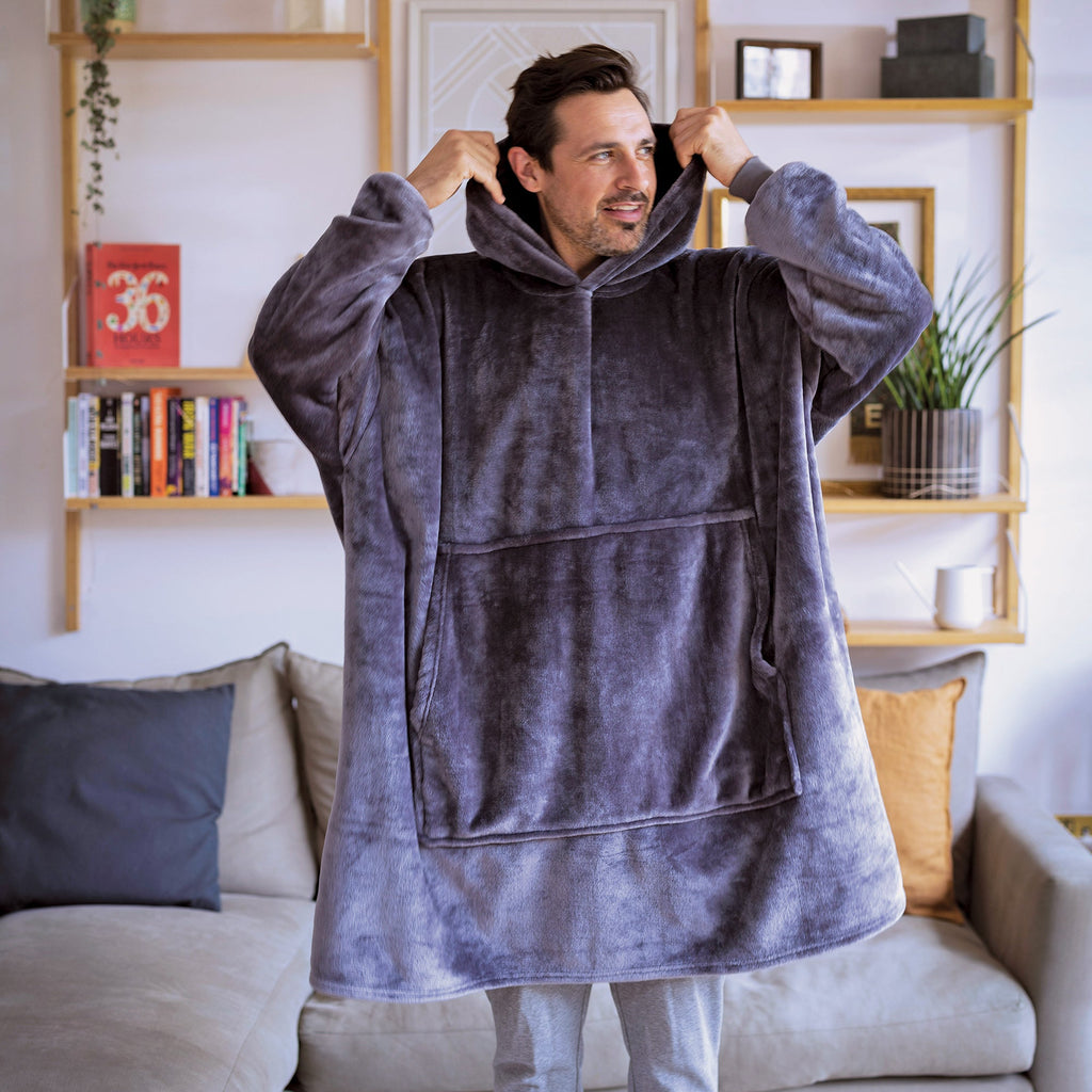 Mega Soul Warming Soft Fleece Oversized Snoodie Hoodie for Winter