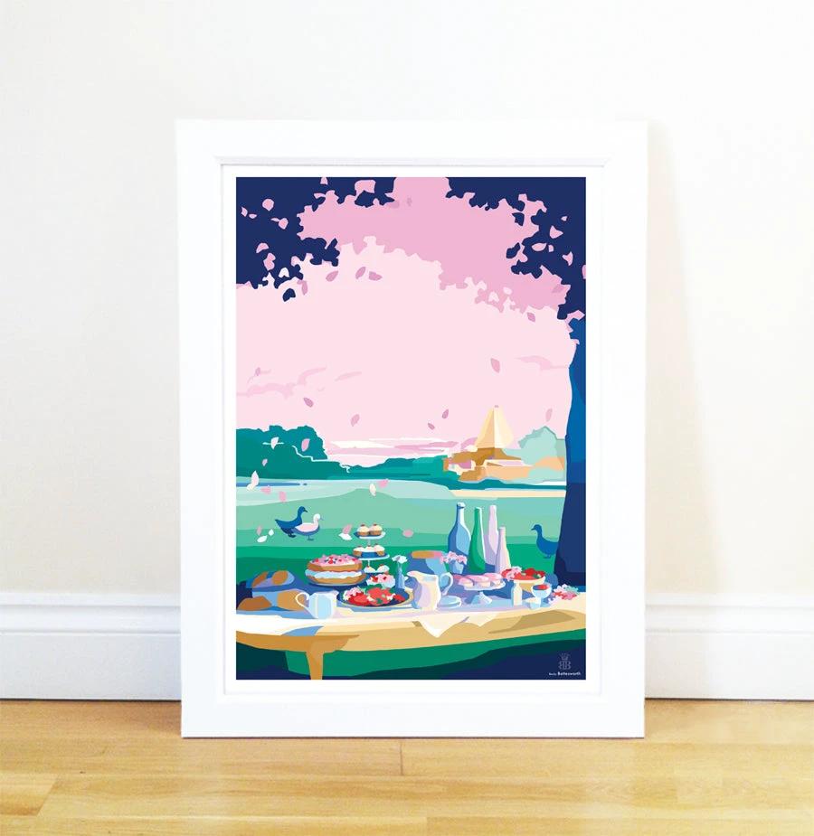 A Little of What You Fancy vintage art print by Becky Bettesworth