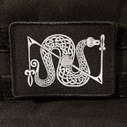 Pictish Snake & Z Rod Patch