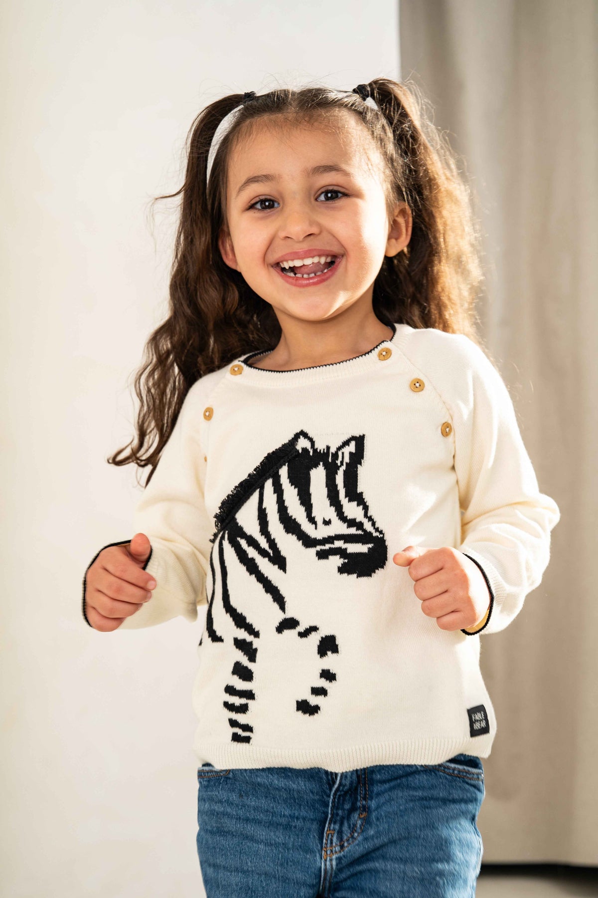 Lucky Zebra Jumper