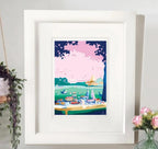 A Little of What You Fancy vintage art print by Becky Bettesworth