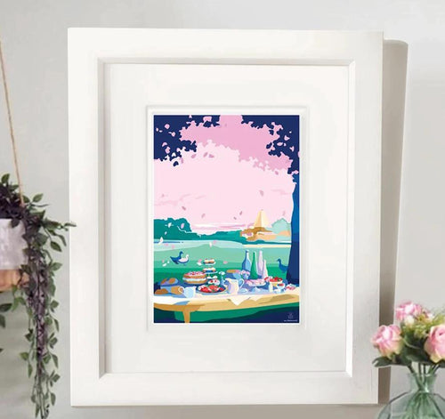 A Little of What You Fancy vintage art print by Becky Bettesworth