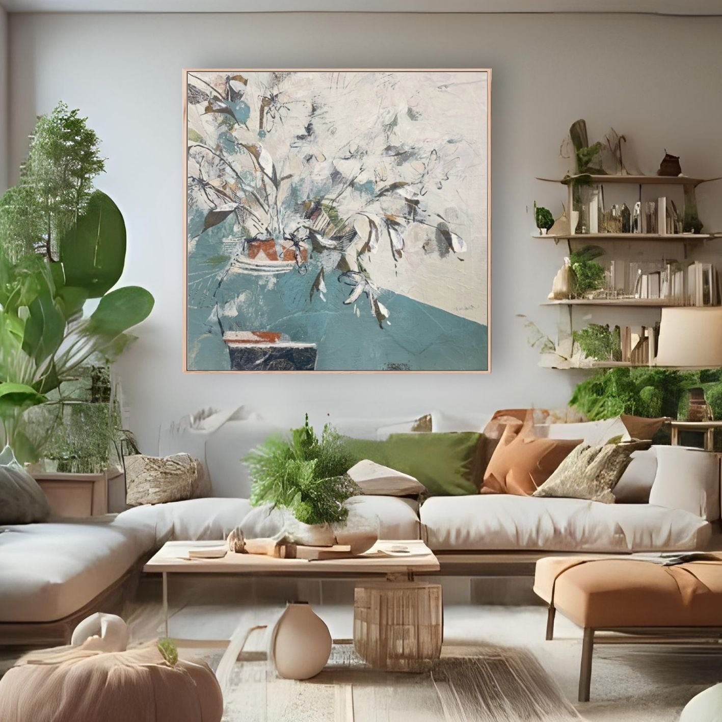Abstract Vase I - Canvas Art Print
