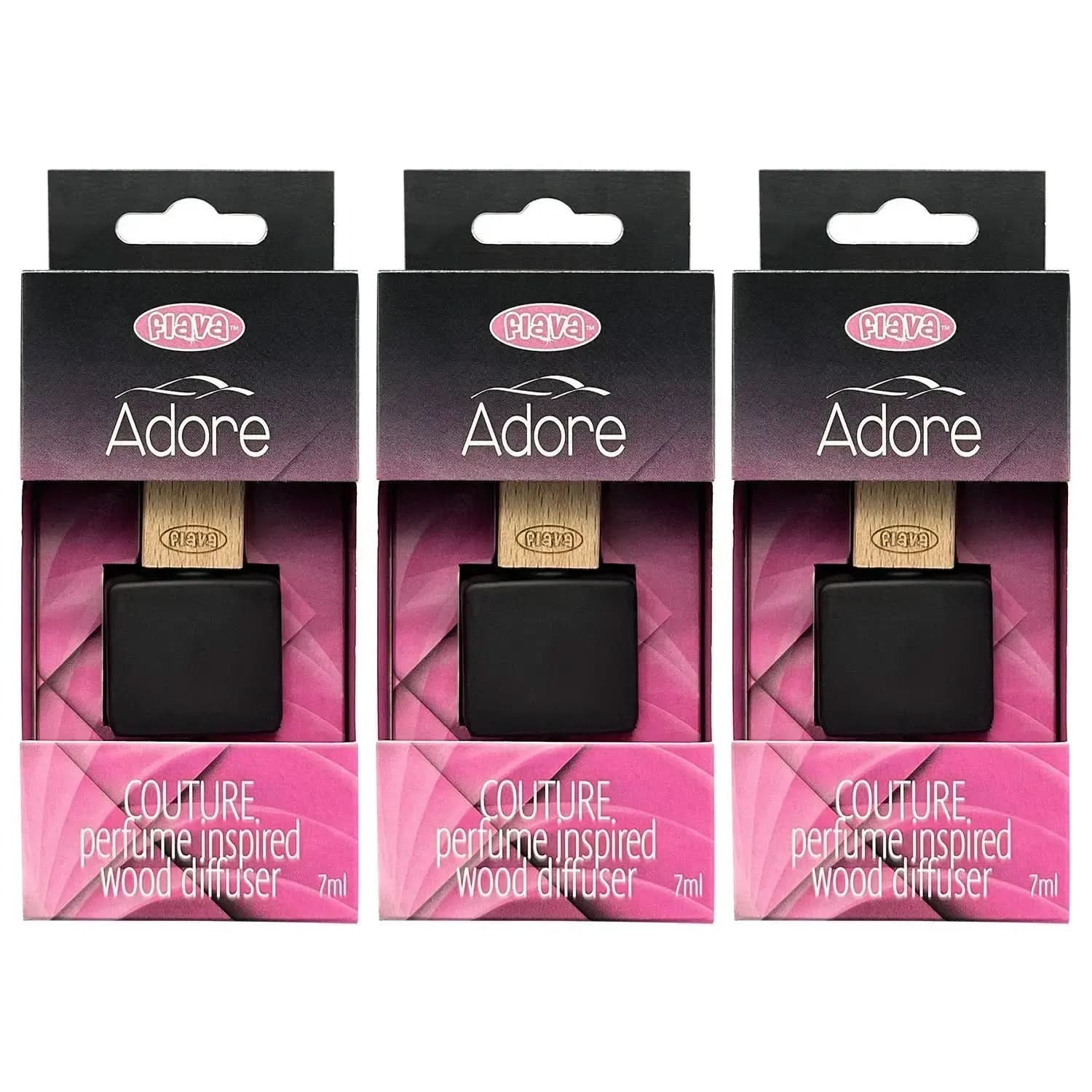 Flava Couture Wood Car Air Freshener - Adore