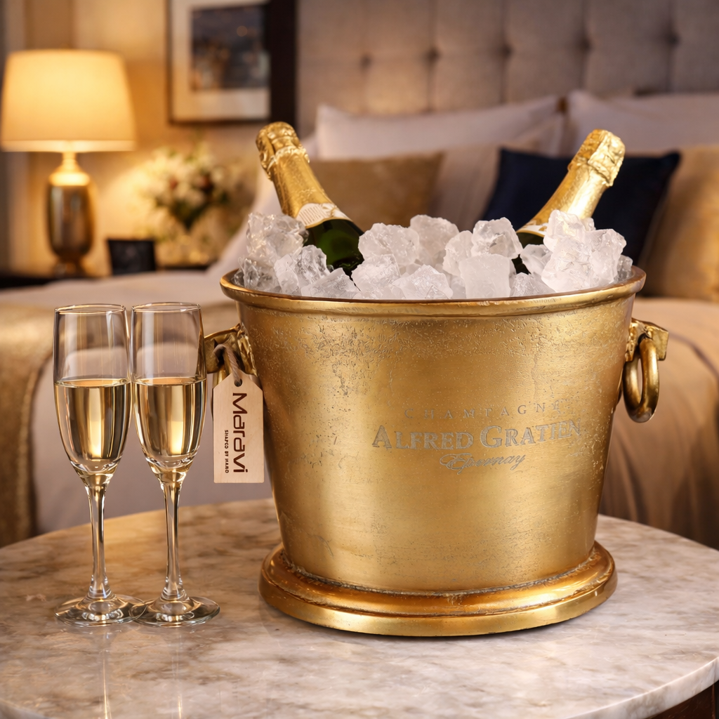 Alfred Gratien Luxury Gold Champagne Ice Bucket