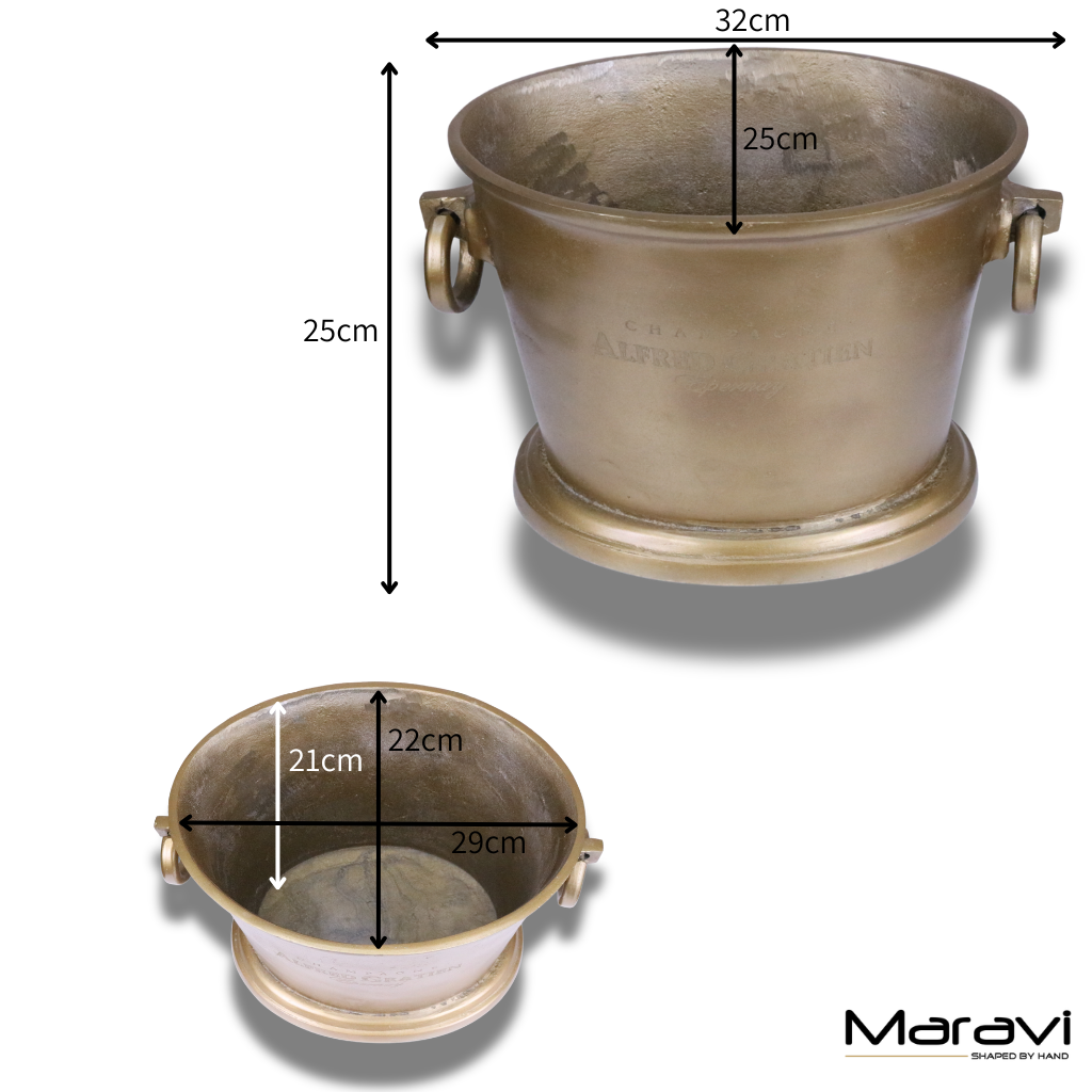 Alfred Gratien Luxury Gold Champagne Ice Bucket