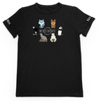 Kids Communication Fidget-T -Dinosaurs- Black