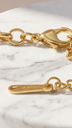 Heart Crystal Gold Plated Pendant Necklace & Earrings Set