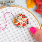 Autumn Leaves Magnetic Needle Minder