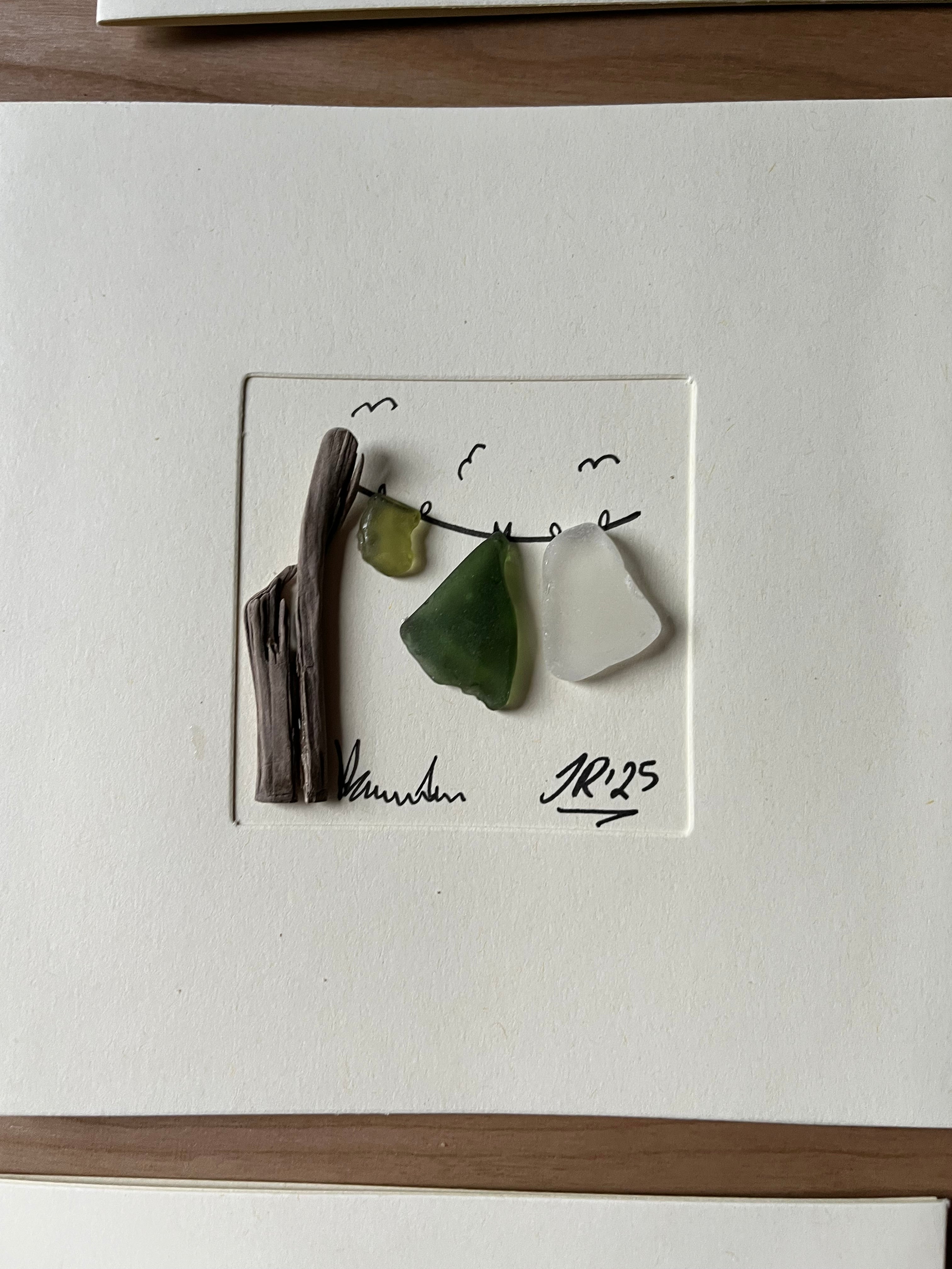 The Washing Line - Blank Card