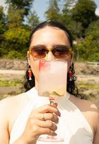 Love on the Beach Hoop Earrings