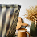 THE Beeswax Bag-Navy Stiped