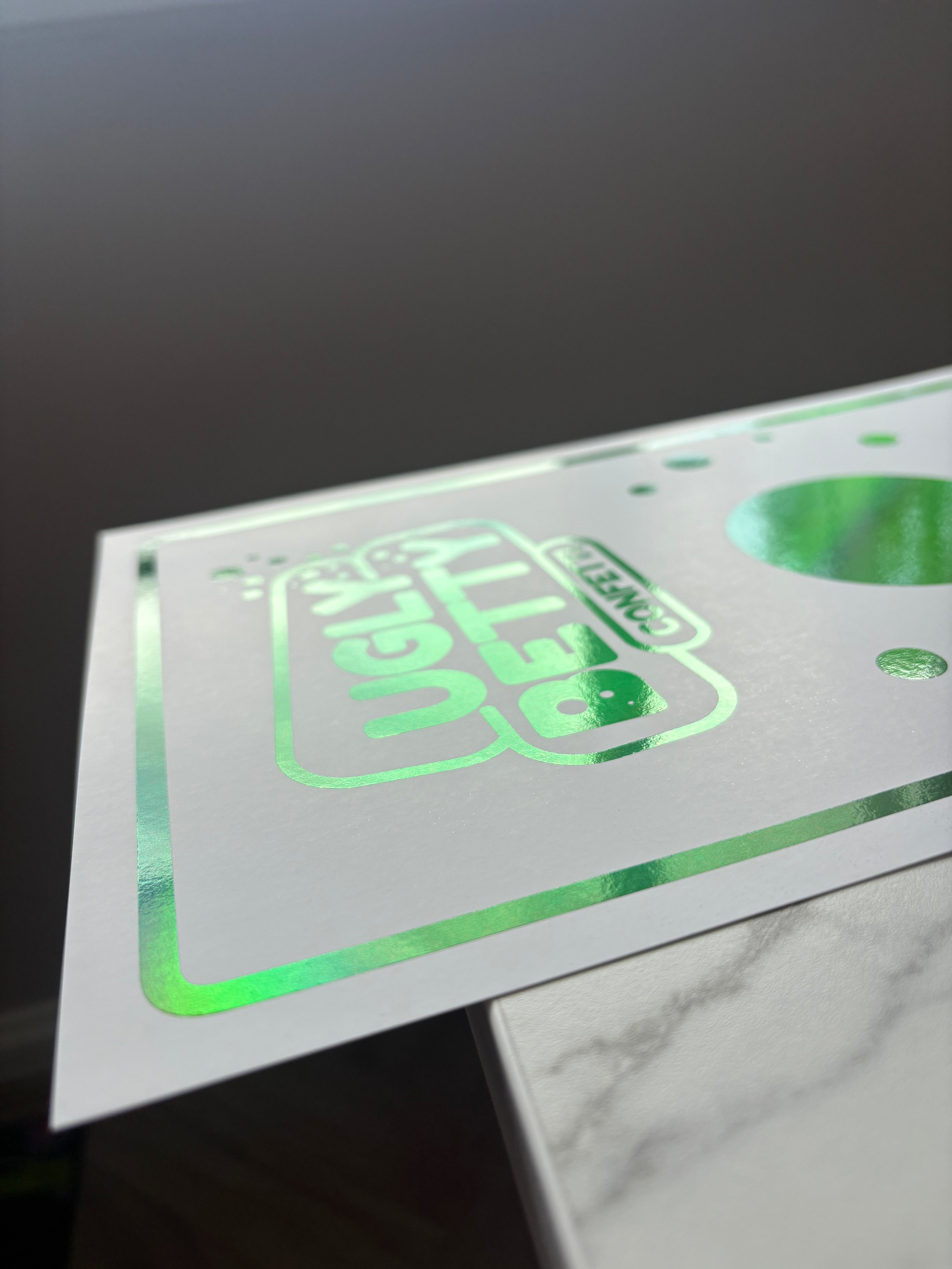 Matrix Code (Green Holographic)