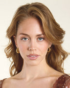 Looped Gold Hoops