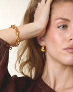 Crumpled Gold Hoops