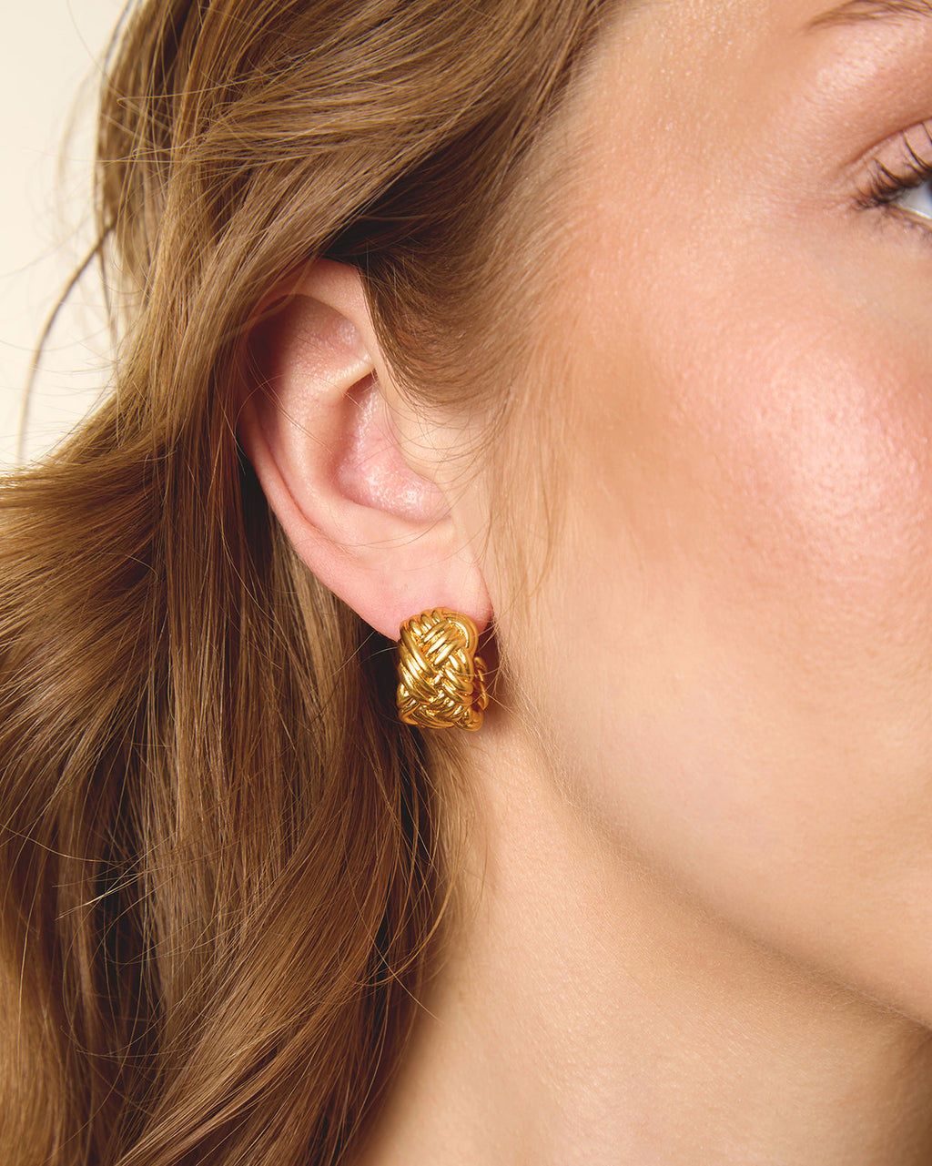 Herringbone Hoops