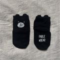 Bear Socks - Black