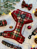 Tartan Me Up - Red & Cream Tartan Design Dog Lead