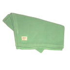 Sage Green Organic Cotton Knitted Blanket – 100 X 80cm