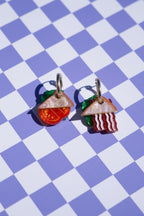Create your Own Sandwich Hoop Earrings