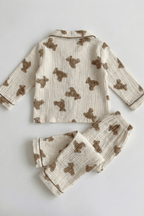 Cozy Bear Pyjamas - PJ Set 100% Cotton