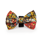 Retro Bloom Leather Dog Collar