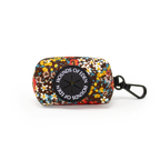Retro Bloom Leather Dog Collar