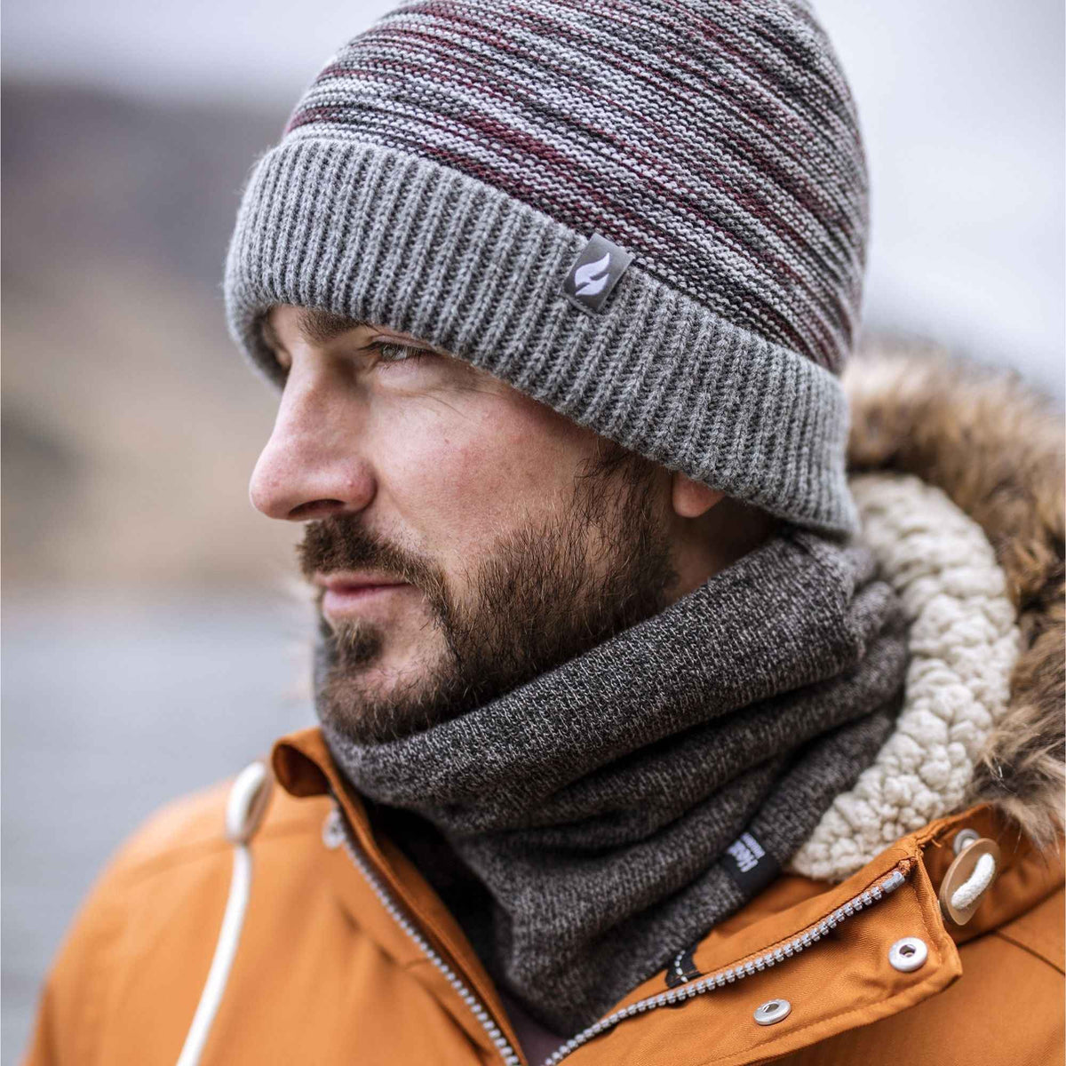 Mens 2.6 TOG Soft Fleece Lined Thermal Winter Neck Warmer