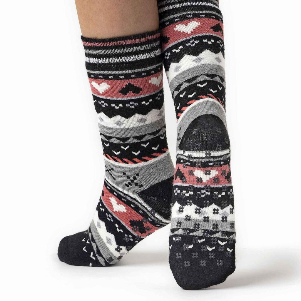 2 Pairs Womens Soul Warming Socks with Grips
