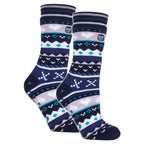 2 Pairs Womens Soul Warming Socks with Grips