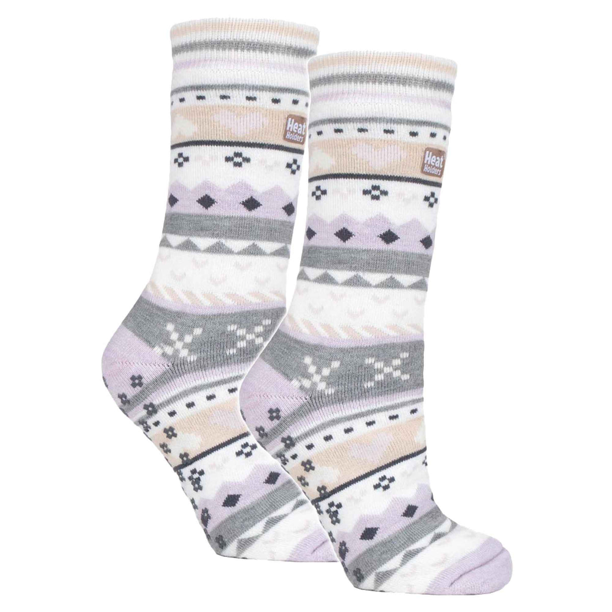 2 Pairs Womens Soul Warming Socks with Grips