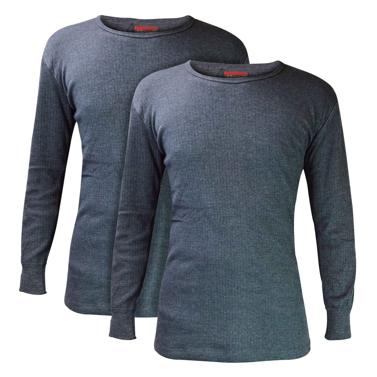 2 Pack Mens Long Sleeve Thermal Top for Winter