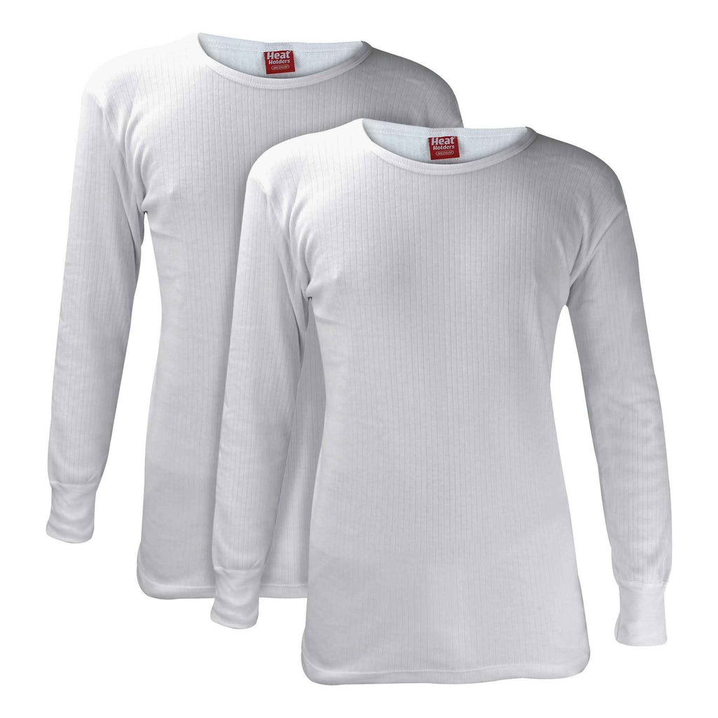 2 Pack Mens Long Sleeve Thermal Top for Winter