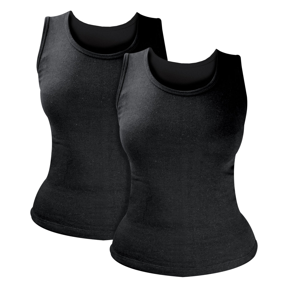 2 Pack Ladies Thermal Sleeveless Top for Winter