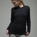 Ladies Fleece Lined Base Layer Thermal Long Sleeve Top