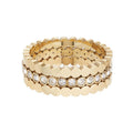 Triple Stacking Gold Ring Set