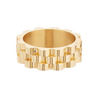 Watch Strap Gold Ring