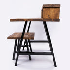 Bespoke Work From Home Desk & Stool - Insustrial Furniture