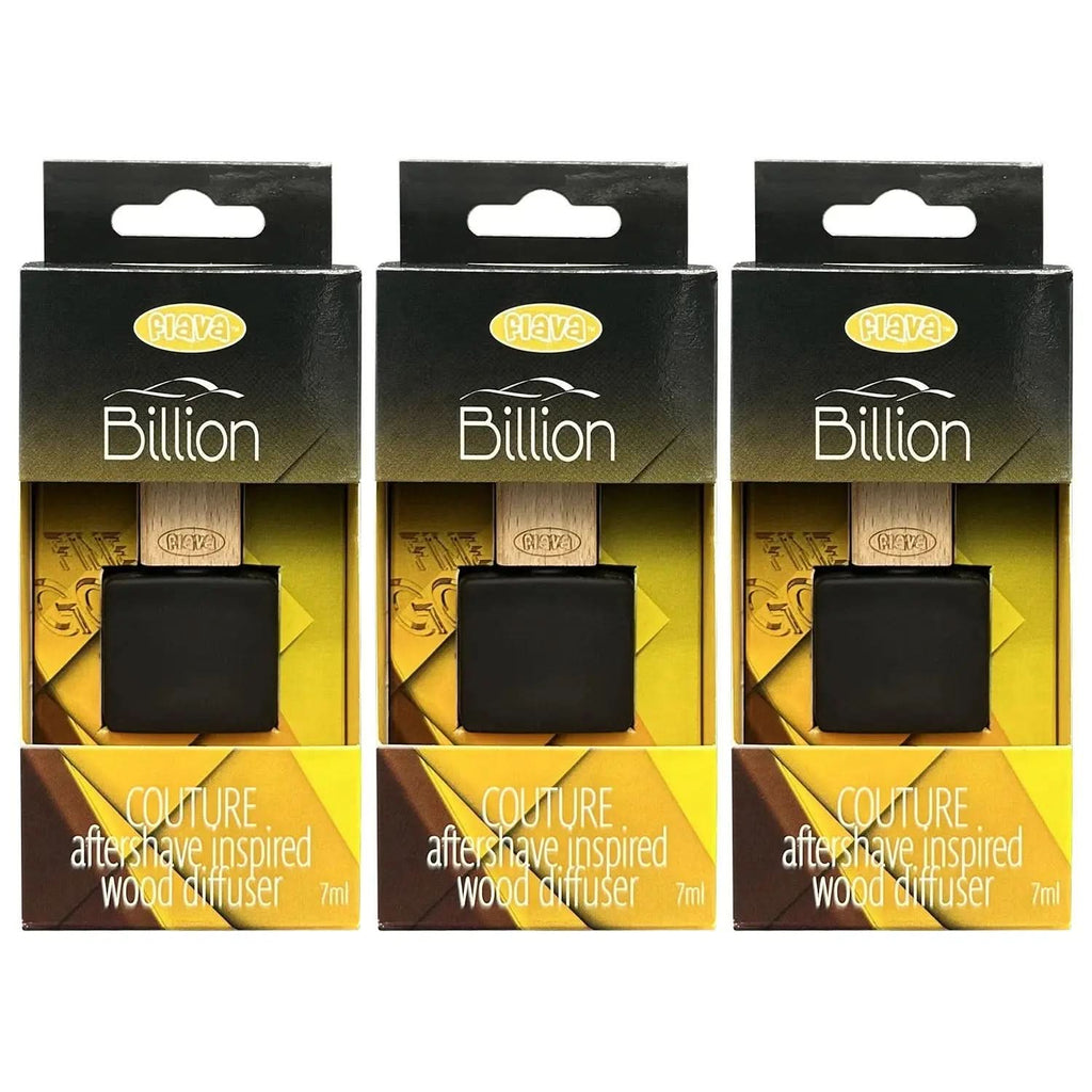 Flava Couture Wood Car Air Freshener - Billion