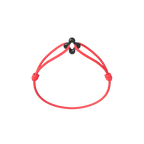 Mini Black Clover Cord Bracelet