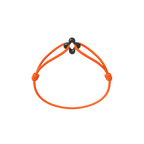 Mini Black Clover Cord Bracelet