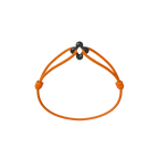 Mini Black Clover Cord Bracelet