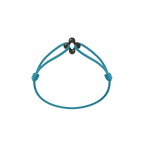 Mini Black Clover Cord Bracelet