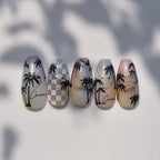 Hello Claws | Black Palm Tree Nail Deco Sticker