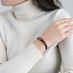 Coral Soho Cord Bracelet