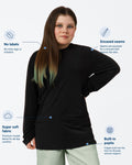 Kids Fidget-T – Long Sleeve- Black