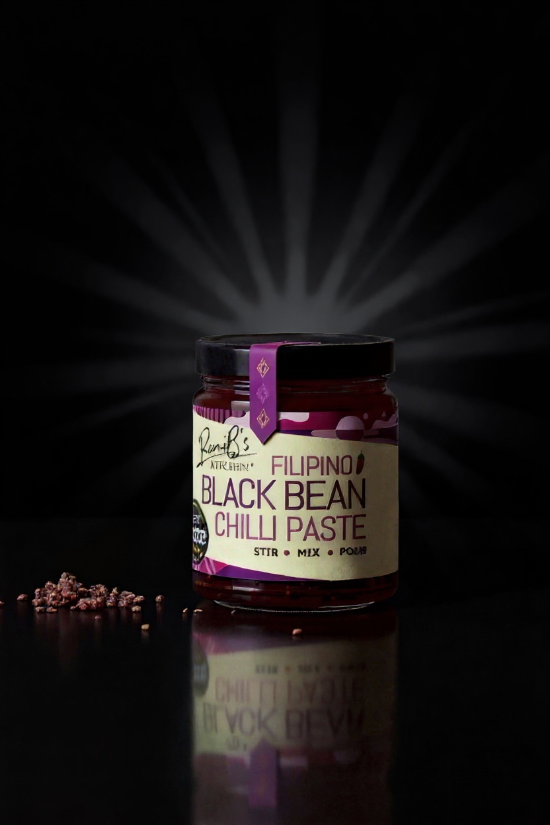 Filipino Black Bean Chilli Paste | 3-Star Great Taste Award Winner | Featured in James Martin Saturday Morning Show | 90ml